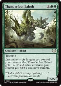 Thunderfoot Baloth - Commander: Duskmourn: House of Horror - Magic: The Gathering card