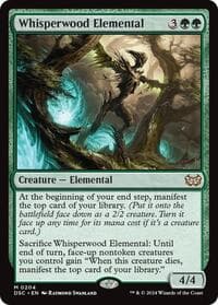 Whisperwood Elemental - Commander: Duskmourn: House of Horror - Magic: The Gathering card