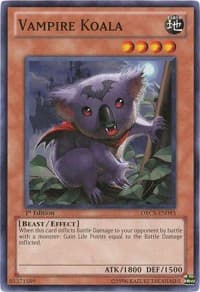 Vampire Koala - Order of Chaos - YuGiOh card