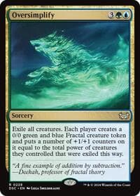 Oversimplify - Commander: Duskmourn: House of Horror - Magic: The Gathering card
