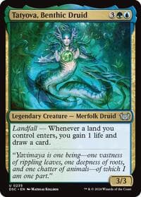 Tatyova, Benthic Druid - Commander: Duskmourn: House of Horror - Magic: The Gathering card