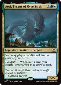 Aesi, Tyrant of Gyre Strait - Commander: Duskmourn: House of Horror - Magic: The Gathering card