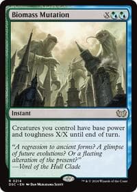 Biomass Mutation - Commander: Duskmourn: House of Horror - Magic: The Gathering card