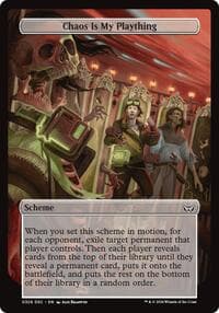 Chaos is My Plaything (Full Art) - Archenemy: Duskmourn - Magic: The Gathering card