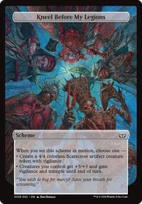Kneel Before My Legions (Full Art) - Archenemy: Duskmourn - Magic: The Gathering card