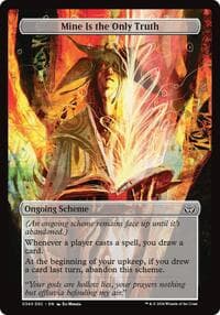 Mine Is the Only Truth (Full Art) - Archenemy: Duskmourn - Magic: The Gathering card