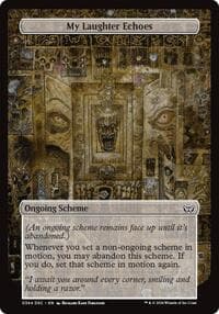 My Laughter Echoes (Full Art) - Archenemy: Duskmourn - Magic: The Gathering card