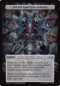 You Will Know True Suffering (Full Art) - Archenemy: Duskmourn - Magic: The Gathering card