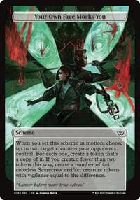 Your Own Face Mocks You (Full Art) - Archenemy: Duskmourn - Magic: The Gathering card