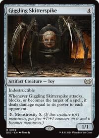 Giggling Skitterspike - Commander: Duskmourn: House of Horror - Magic: The Gathering card