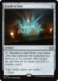 Scroll of Fate - Commander: Duskmourn: House of Horror - Magic: The Gathering card