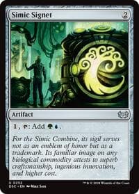 Simic Signet - Commander: Duskmourn: House of Horror - Magic: The Gathering card