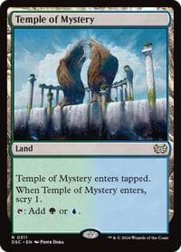Temple of Mystery - Commander: Duskmourn: House of Horror - Magic: The Gathering card