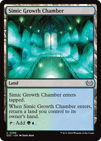 Simic Growth Chamber - Commander: Duskmourn: House of Horror - Magic: The Gathering card