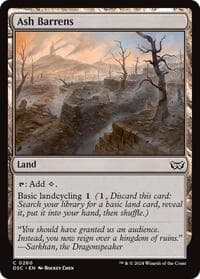 Ash Barrens - Commander: Duskmourn: House of Horror - Magic: The Gathering card