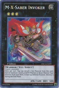 M-X-Saber Invoker - Order of Chaos - YuGiOh card