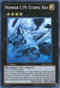Number C39: Utopia Ray (Ghost Rare) - Order of Chaos - YuGiOh card