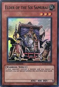 Elder of the Six Samurai - Samurai Assault - YuGiOh card