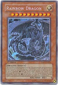 Rainbow Dragon (Ghost Rare) - Tactical Evolution - YuGiOh card