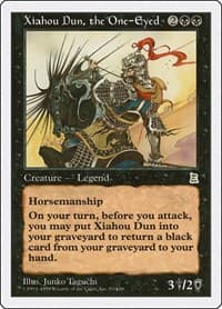 Xiahou Dun, the One-Eyed - Portal Three Kingdoms - Magic: The Gathering card