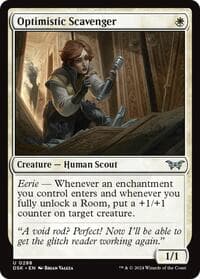 Optimistic Scavenger (0288) - Duskmourn: House of Horror - Magic: The Gathering card