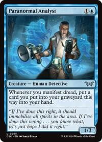 Paranormal Analyst - Duskmourn: House of Horror - Magic: The Gathering card