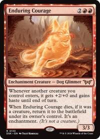 Enduring Courage - Duskmourn: House of Horror - Magic: The Gathering card