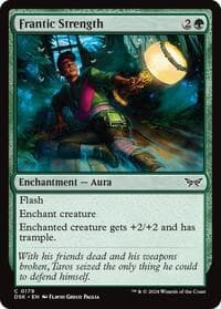 Frantic Strength - Duskmourn: House of Horror - Magic: The Gathering card
