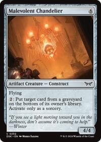Malevolent Chandelier - Duskmourn: House of Horror - Magic: The Gathering card