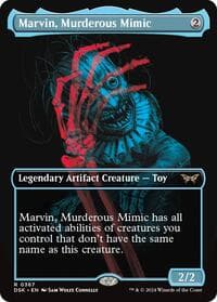 Marvin, Murderous Mimic (Showcase) - Duskmourn: House of Horror - Magic: The Gathering card