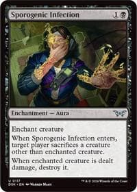 Sporogenic Infection - Duskmourn: House of Horror - Magic: The Gathering card