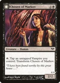 Chosen of Markov - Dark Ascension - Magic: The Gathering card