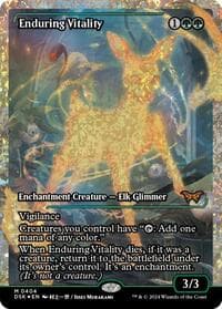 Enduring Vitality (Showcase) (Fracture Foil) - Duskmourn: House of Horror - Magic: The Gathering card