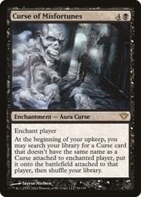 Curse of Misfortunes - Dark Ascension - Magic: The Gathering card