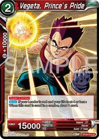 Vegeta, Prince's Pride - Ultimate Advent - Dragon Ball Super: Masters card