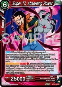 Super 17, Absorbing Power - Ultimate Advent - Dragon Ball Super: Masters card