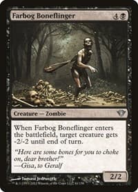 Farbog Boneflinger - Dark Ascension - Magic: The Gathering card