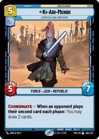Ki-Adi-Mundi - Composed and Confident - Twilight of the Republic - Star Wars: Unlimited card