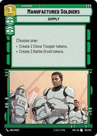 Manufactured Soldiers - Twilight of the Republic - Star Wars: Unlimited card