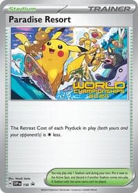 Paradise Resort - 150 (World Championships 2024) - SV: Scarlet & Violet Promo Cards - Pokemon card