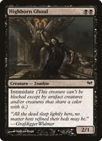 Highborn Ghoul - Dark Ascension - Magic: The Gathering card