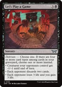 Let's Play a Game - Duskmourn: House of Horror - Magic: The Gathering card