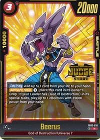Beerus - FB03-018 (Judge Pack (Store Judge) 02) - Tournament and Championship Promos - Dragon Ball Super: Fusion World card