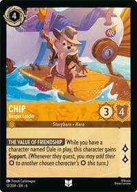 Chip - Ranger Leader - Azurite Sea - Disney Lorcana card