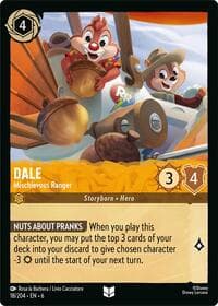 Dale - Mischievous Ranger - Azurite Sea - Disney Lorcana card