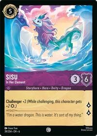Sisu - In Her Element - Azurite Sea - Disney Lorcana card