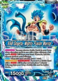 Gogeta // SSB Gogeta, Mighty Fusion Warrior - Ultimate Advent - Dragon Ball Super: Masters card