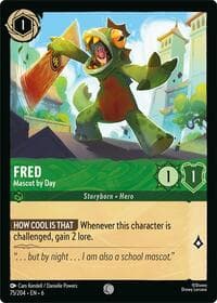 Fred - Mascot by Day - Azurite Sea - Disney Lorcana card