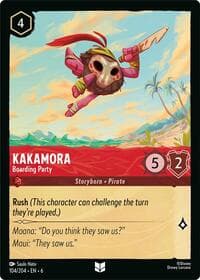 Kakamora - Boarding Party - Azurite Sea - Disney Lorcana card