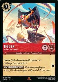 Tigger - In the Crow's Nest - Azurite Sea - Disney Lorcana card